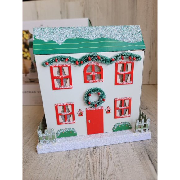 Hallmark Bed Breakfast Christmas Village house light up Xmas decor - Picture 7 of 10